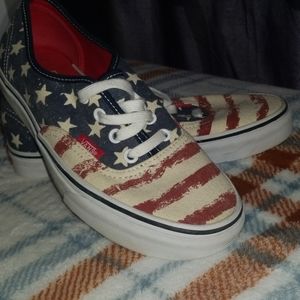 American Flag Vans